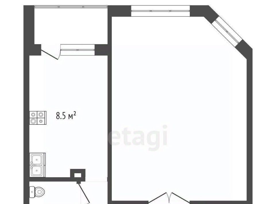 квартира г Балашиха мкр Ольгино ул Ляхова 3 Ольгино фото 2