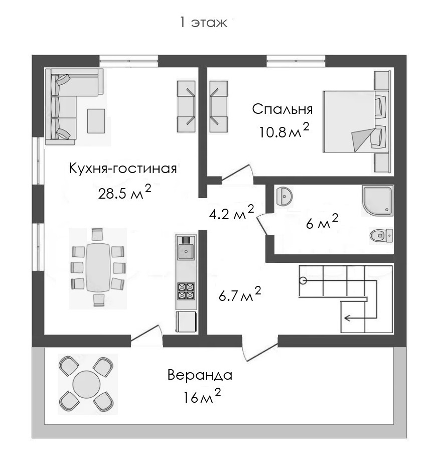 дом р-н Боровский д Тишнево фото 29