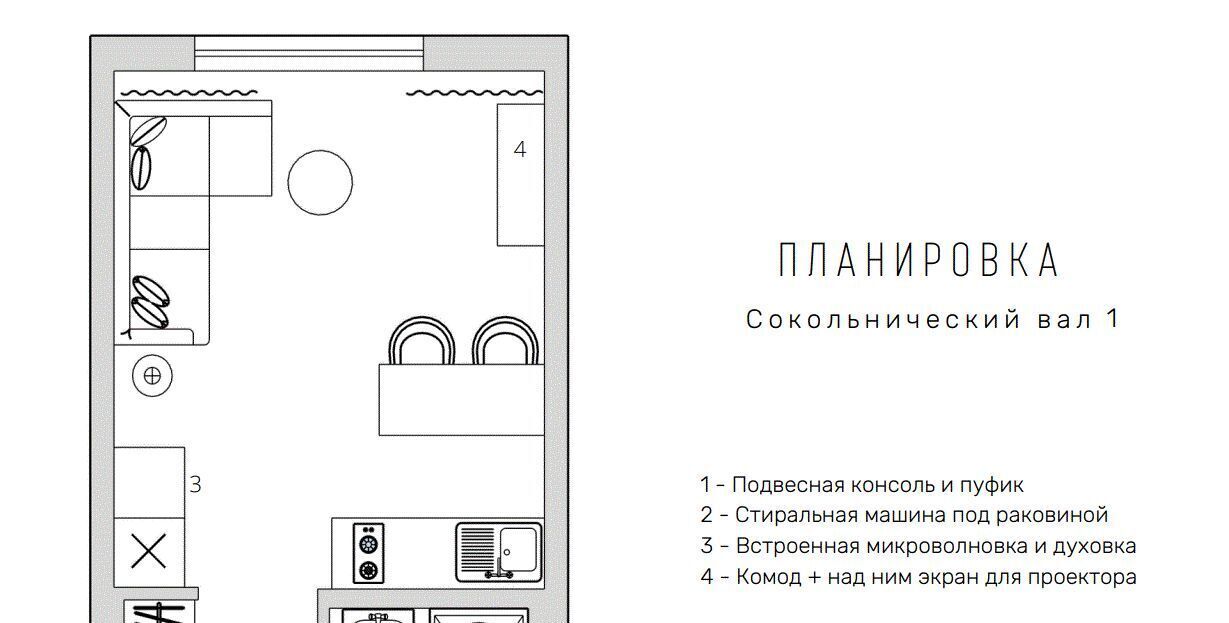 квартира г Москва метро Рижская ул Сокольнический Вал 1 фото 2