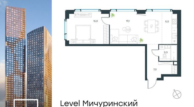 метро Мичуринский проспект ЖК Левел Мичуринский к 2 фото