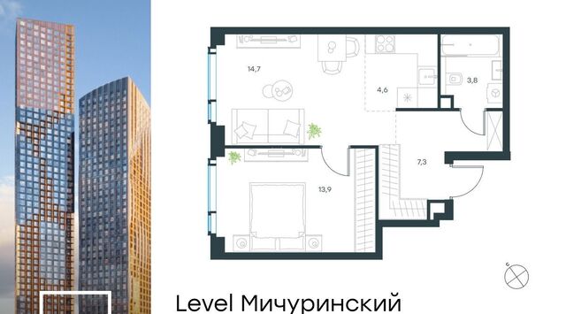 ЖК Левел Мичуринский к 2 фото