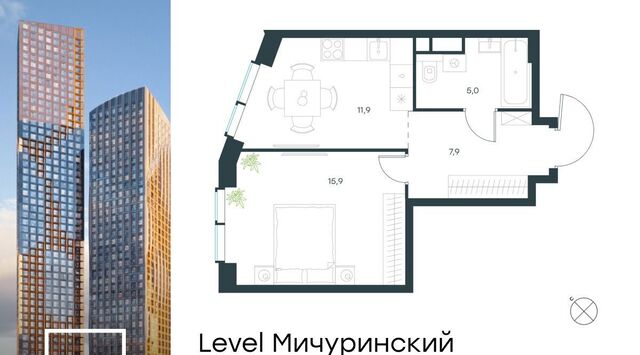 ЖК Левел Мичуринский к 8 фото