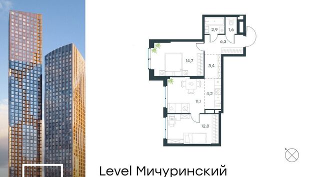 ЖК Левел Мичуринский к 8 фото