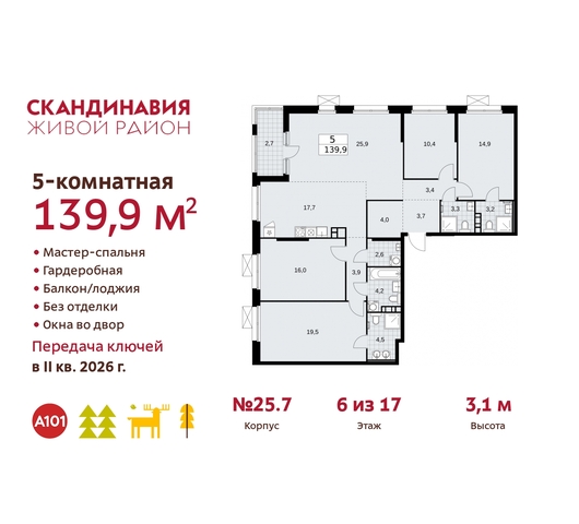 дом 25/7 жилой район «Скандинавия» Сосенское, Бутово фото