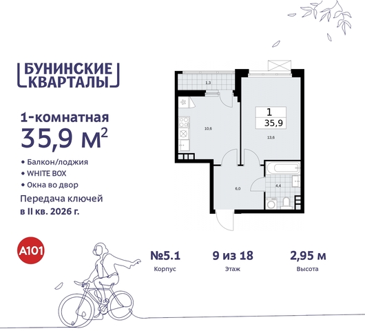 дом 2 ЖК Бунинские Кварталы метро Улица Горчакова метро Коммунарка Сосенское, Ольховая, Бунинская аллея фото