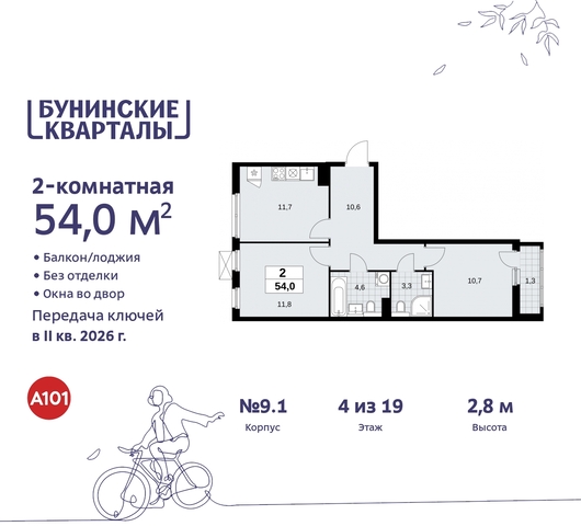 п Сосенское пр-кт Куприна 2 ЖК Бунинские Кварталы Сосенское, Ольховая, Бунинская аллея фото