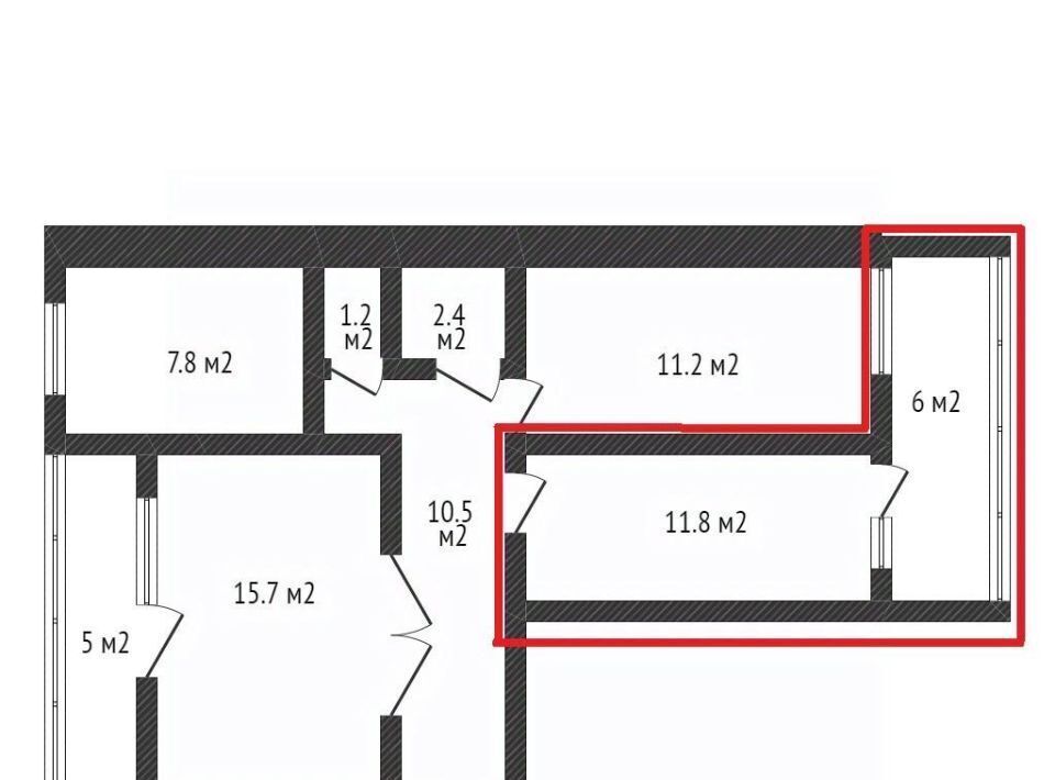 комната г Барнаул р-н Октябрьский ВРЗ ул Воровского 112/46 фото 2