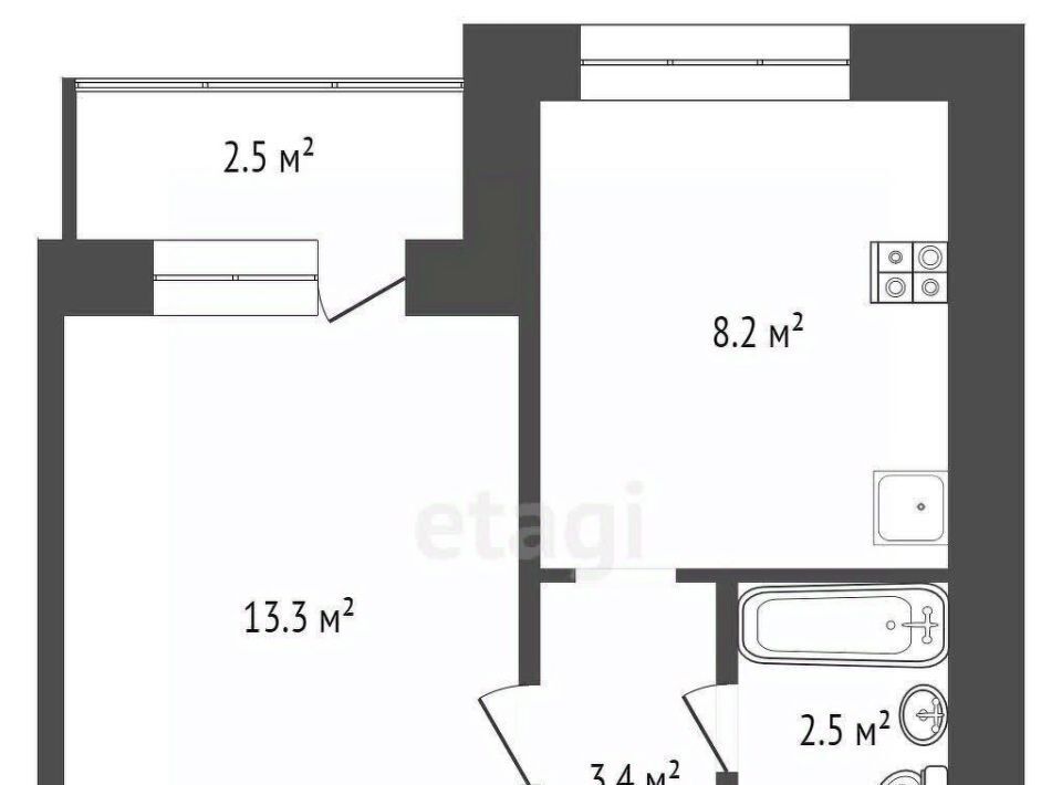 квартира г Калининград р-н Центральный ул Менделеева 4 фото 26