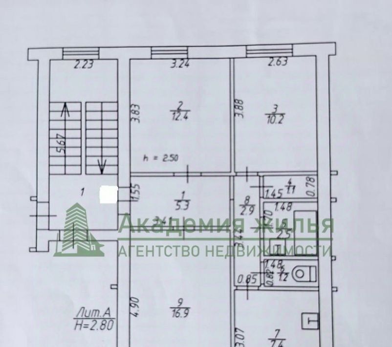 квартира г Краснодар р-н Прикубанский ул 1-го Мая 71/1 фото 18