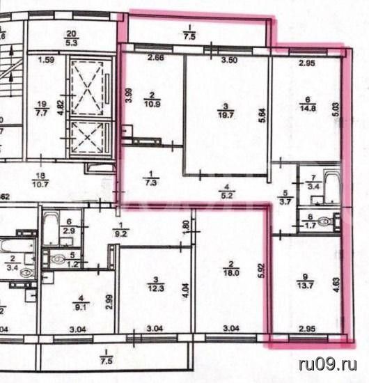 квартира г Томск р-н Октябрьский ул Андрея Крячкова 17 Томский район фото 9