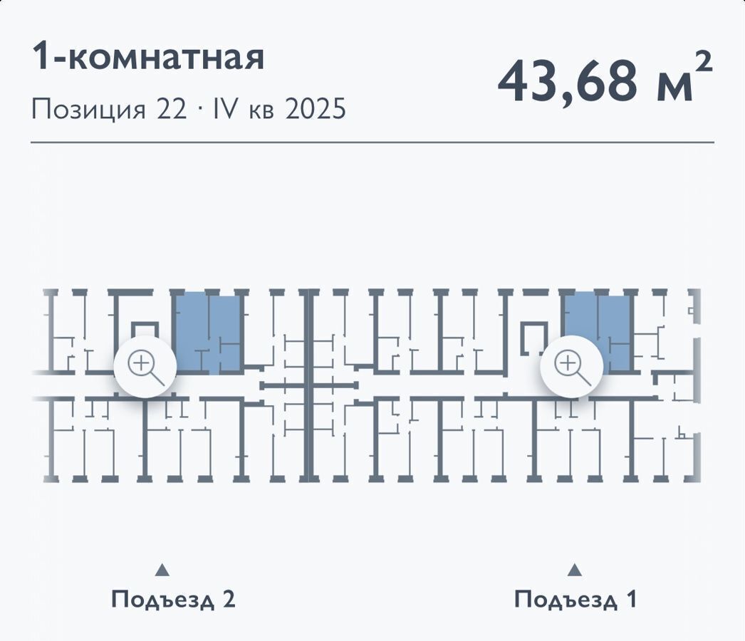 квартира г Брянск рп Радица-Крыловка ЖК «Мегаполис-Парк» 22 пос. Мичуринский фото 2