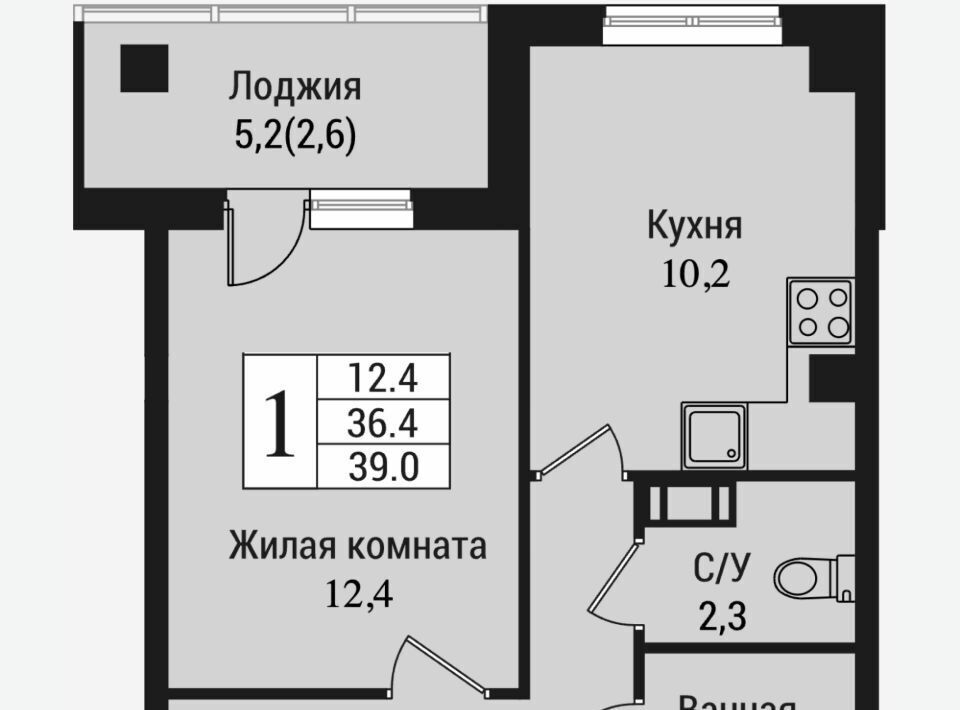 квартира г Всеволожск Южный ул Крымская 1 Проспект Большевиков фото 1