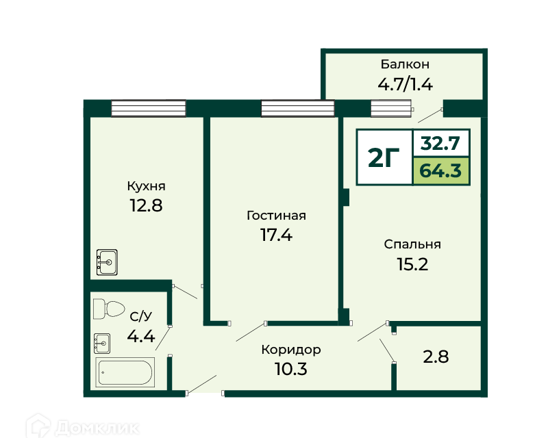 квартира р-н Емельяновский посёлок Солонцы фото 1