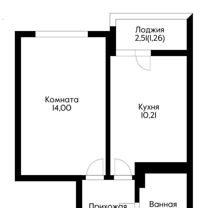 квартира г Краснодар р-н Прикубанский мкр им Петра Метальникова ул им. Петра Метальникова 3/1к 2 ЖК Акварели фото 4