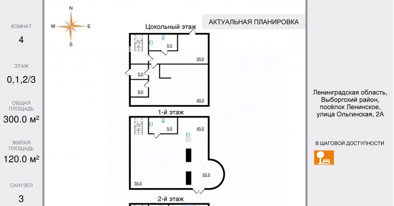 дом р-н Выборгский п Ленинское ул Ольгинская 4б пос, Беговая, Первомайское с фото 2