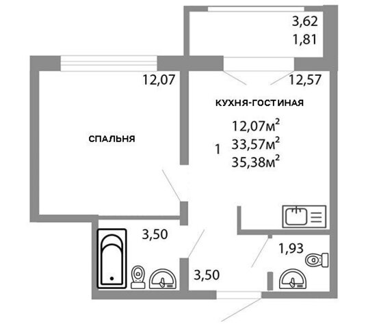 квартира улица Университетская Набережная, 113А фото