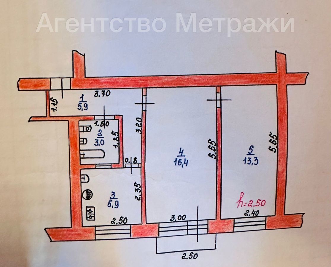 квартира г Рузаевка ул Петрова 19 Рузаевский р-н фото 16