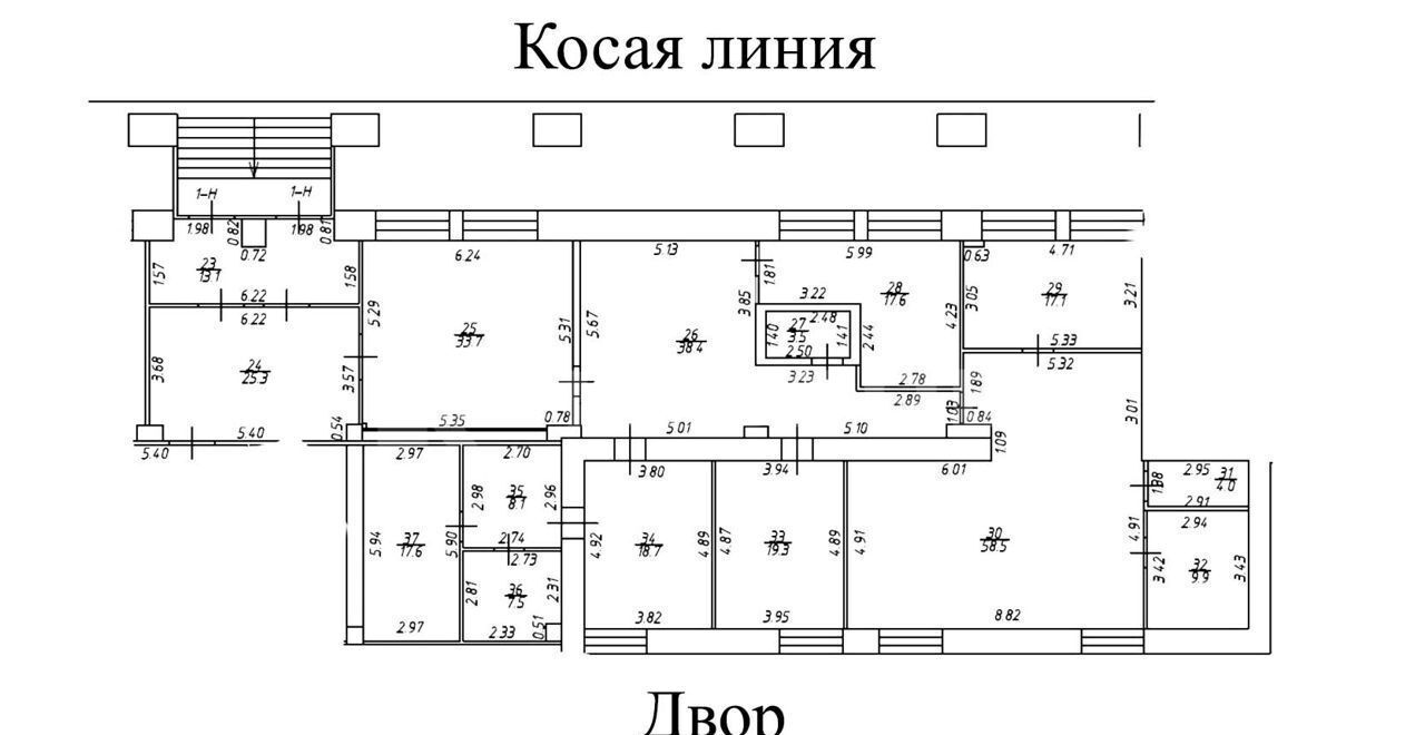 офис г Санкт-Петербург метро Василеостровская линия Косая 16к/2 округ № 7 фото 3