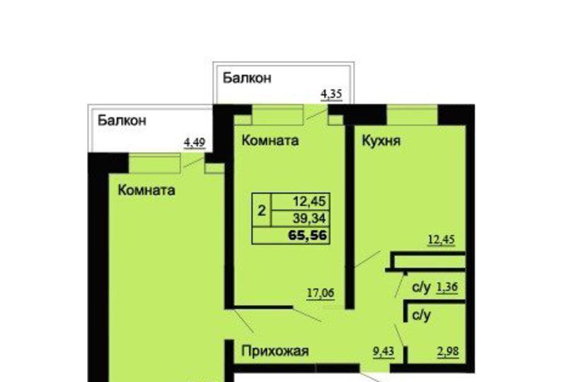 квартира г Тюмень р-н Ленинский ул Мебельщиков 6 Ленинский административный округ фото 14