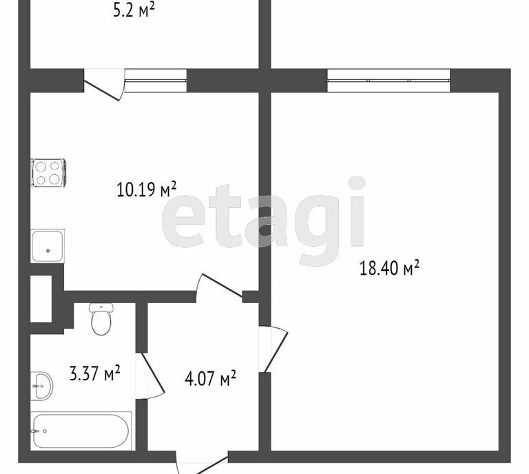 квартира г Тверь р-н Московский ул Левитана 58к/1 ЖК «Иллидиум 2» фото 10