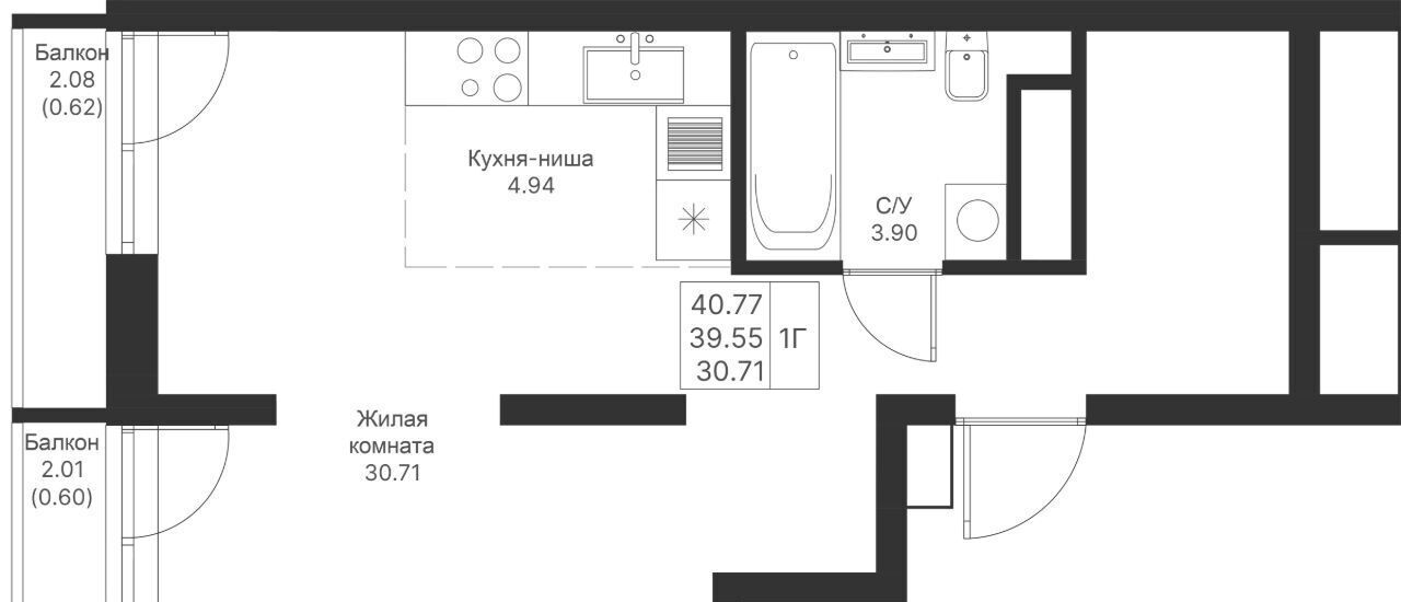 квартира г Казань метро Горки Мой Ритм жилой комплекс фото 3