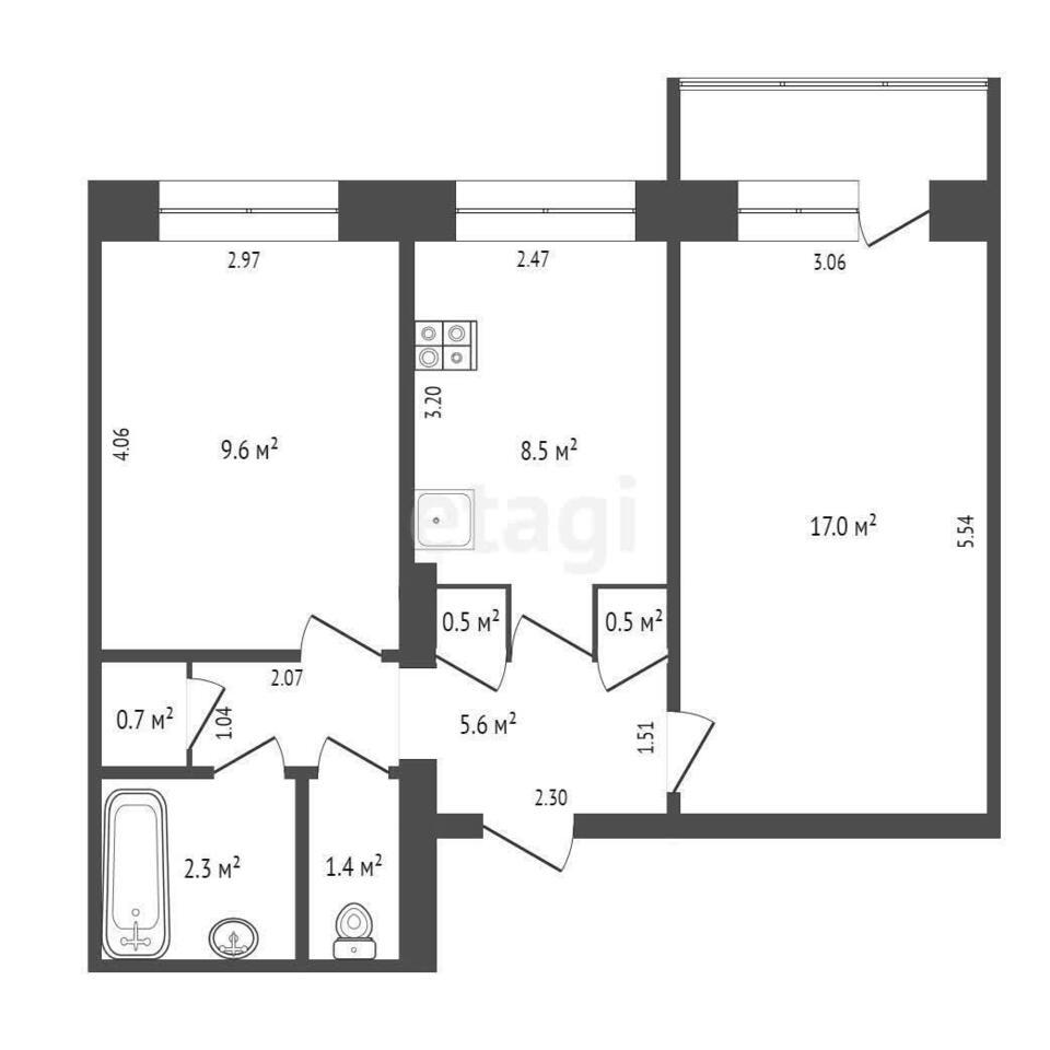 квартира г Якутск ул Дзержинского 12/3 фото 12