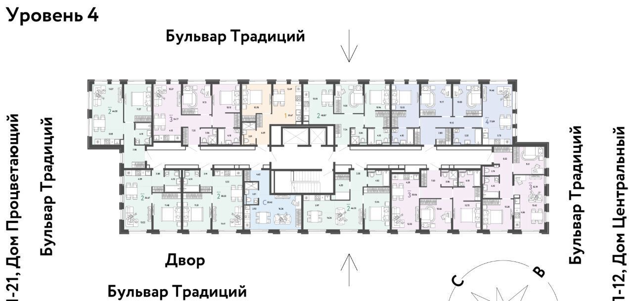 квартира г Тюмень р-н Калининский ЖК Домашний фото 2