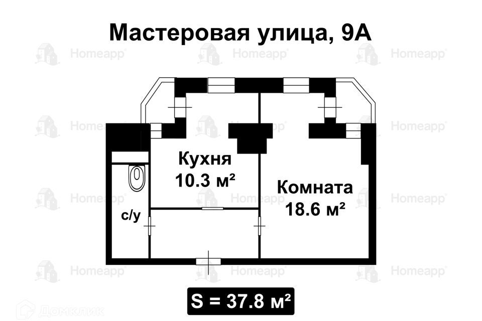 квартира г Москва ул Мастеровая 9а Восточный административный округ фото 2