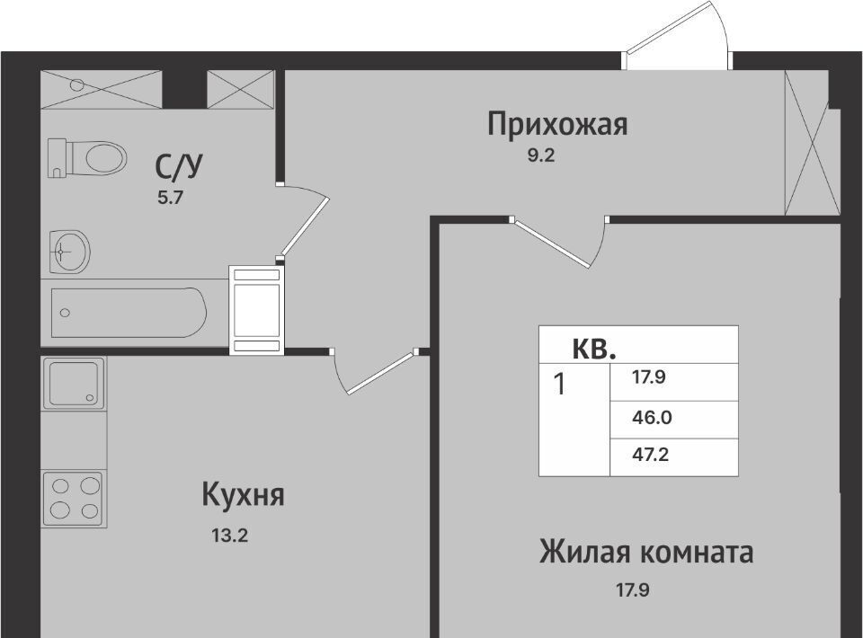 квартира р-н Всеволожский г Всеволожск ул Севастопольская 2к/2 Проспект Большевиков фото 1