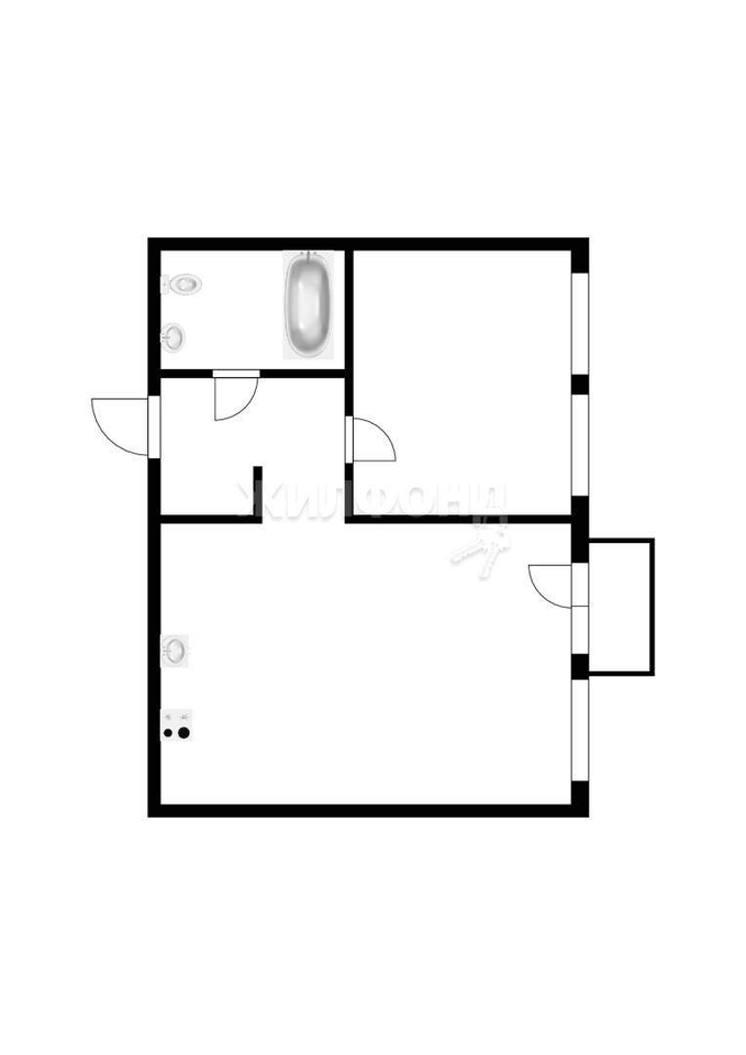 квартира р-н Новосибирский рп Краснообск 3 квартал, д. 1 фото 7