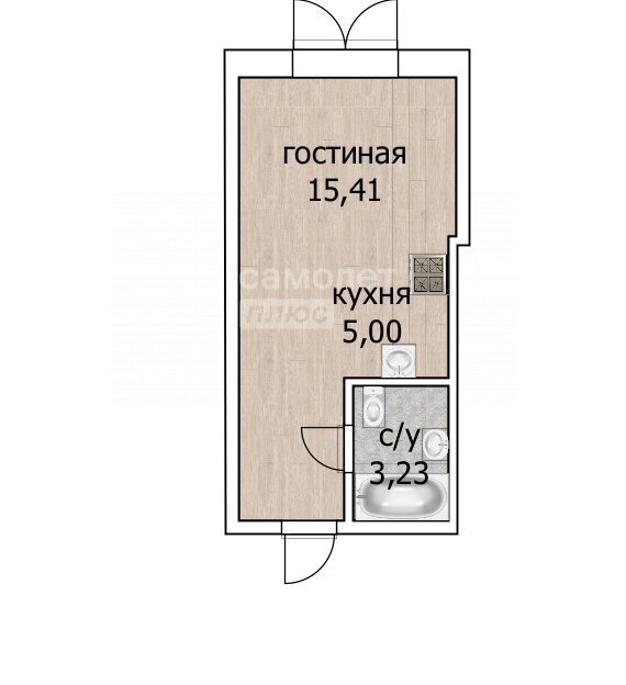 квартира г Уфа ул Менделеева 128 фото 1