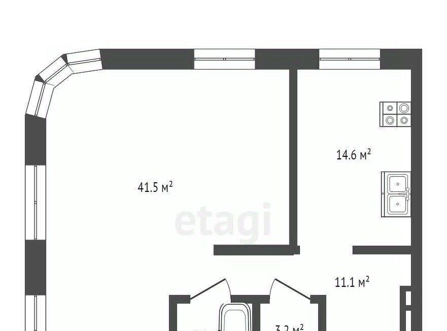 квартира г Москва метро Терехово ул Нижние Мнёвники 16к/5 фото 2