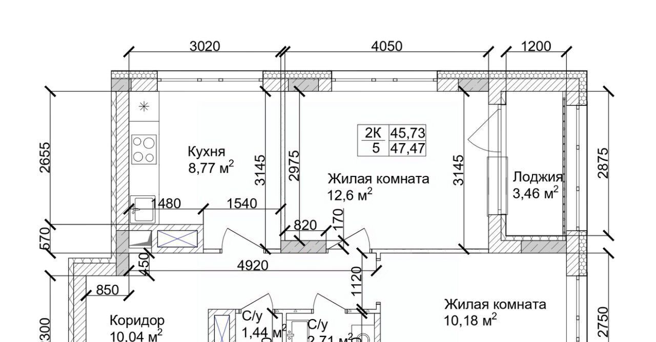 квартира г Кемерово р-н Заводский 15-й микрорайон Южный фото 1