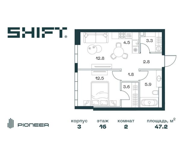 метро Ленинский проспект дом 10 ЖК «SHIFT» 2-й Донской пр-д фото