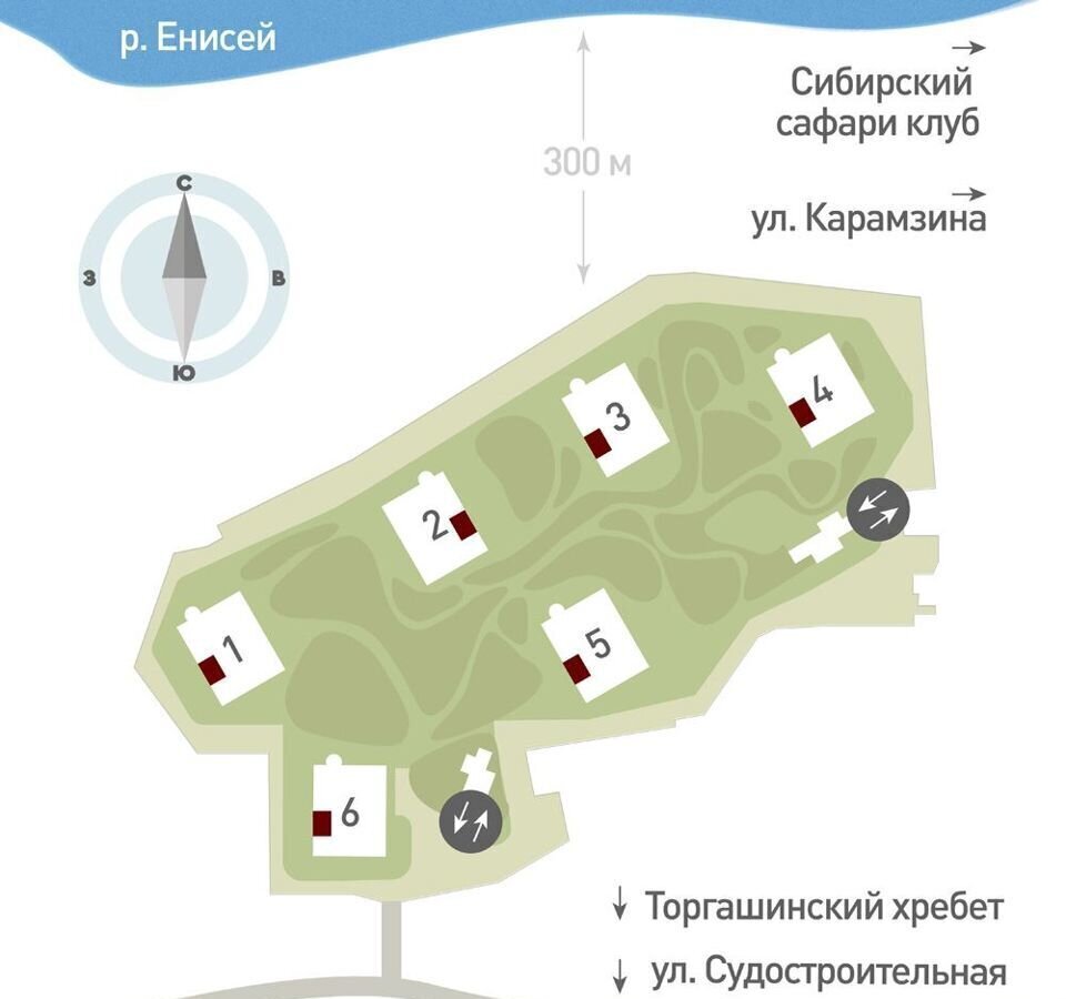 квартира г Красноярск р-н Свердловский ул Складская 24 лофт-район «Портовый» ЖК «Портовый» фото 3