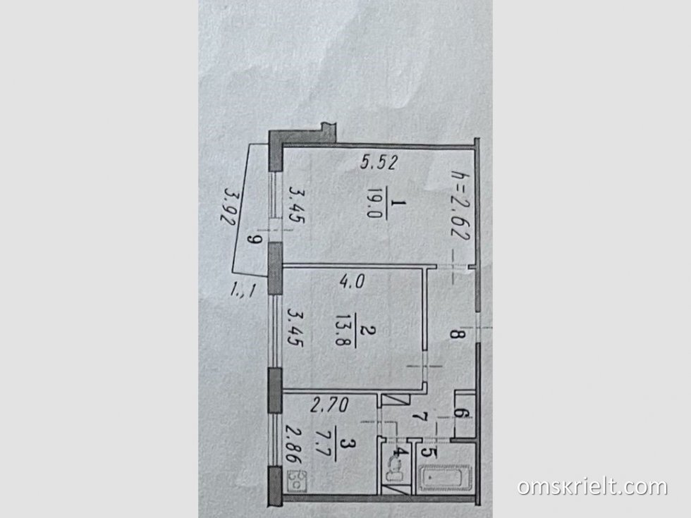 квартира г Омск р-н Кировский ул Лукашевича 8 фото 10