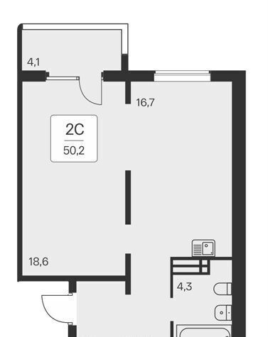 квартира г Новосибирск р-н Калининский ул Игарская 3 секц. 3. 2 фото 1