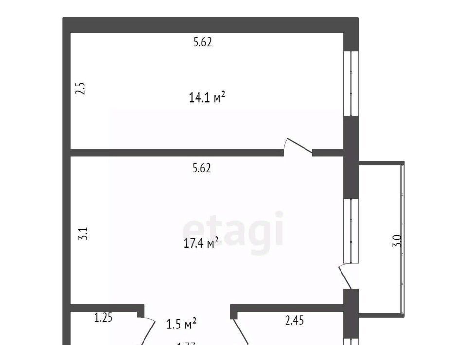 квартира г Нягань р-н мкр 3 11, Нефтеюганск фото 17