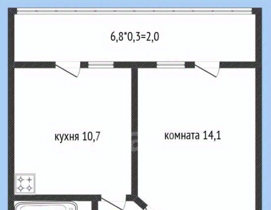 квартира р-н Тахтамукайский аул Новая Адыгея ул Бжегокайская 90/2к 4 Старобжегокайское с/пос, аул фото 1