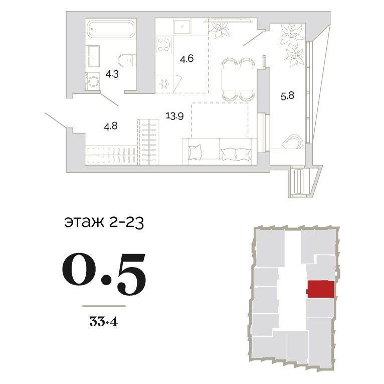 квартира г Пенза р-н Первомайский проезд Свердлова 2-й 4 фото 1