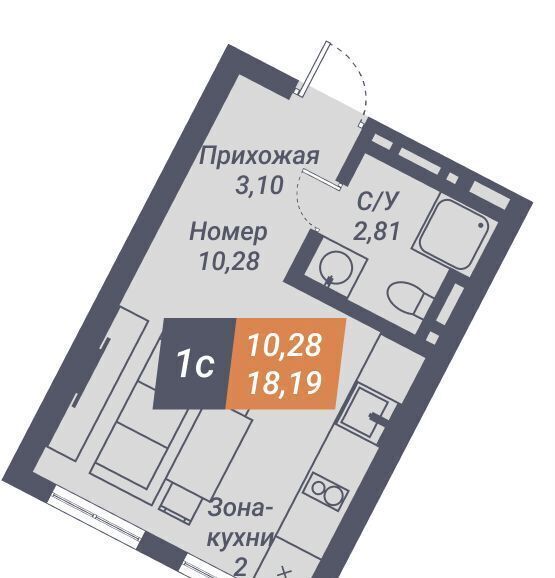 квартира г Новосибирск метро Площадь Гарина-Михайловского р-н Железнодорожный ул Ленина 85 апарт-отель «Пилигрим» фото 2