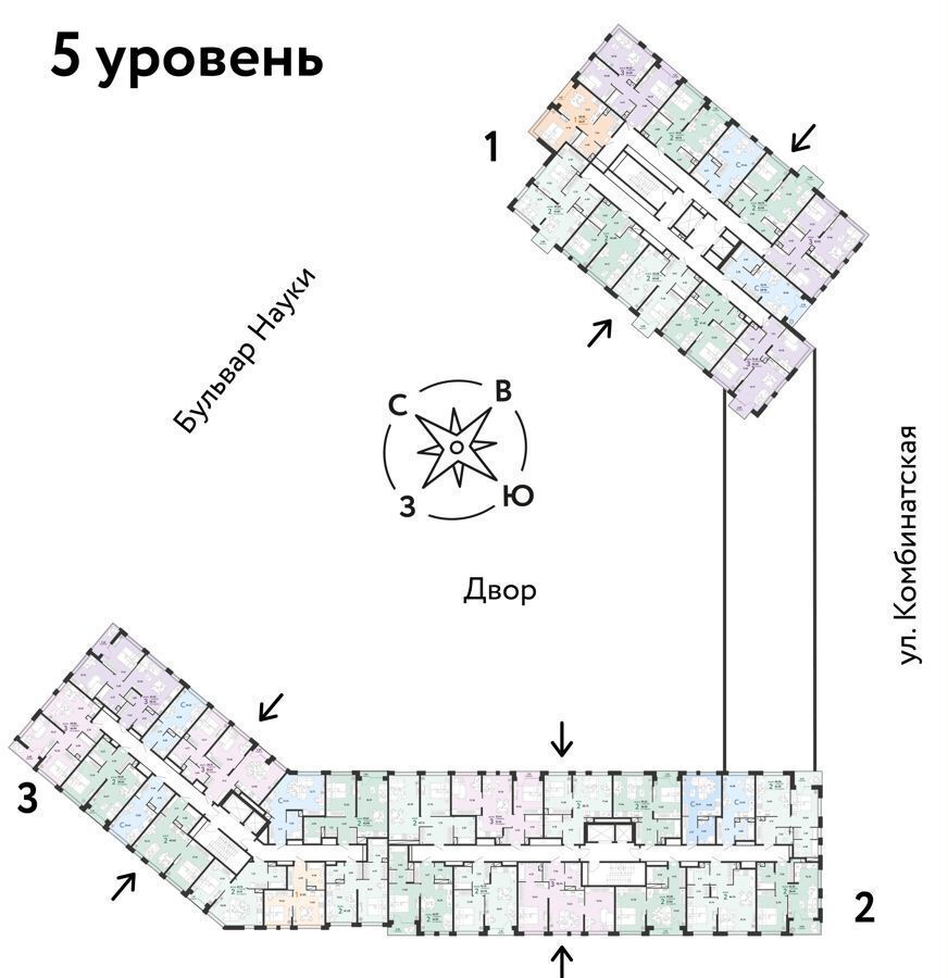 квартира г Тюмень р-н Калининский ул Комбинатская 16 ЖК «Авторский» корп. 1 фото 10