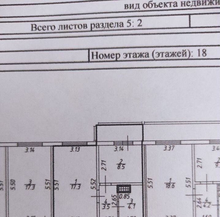 квартира г Санкт-Петербург метро Девяткино ул Корнея Чуковского 3к/1 фото 17