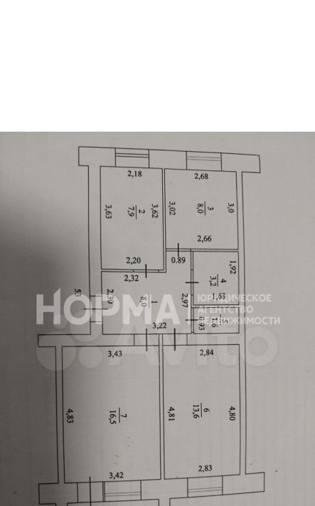 квартира г Октябрьский 34-й микрорайон 13Б фото 17