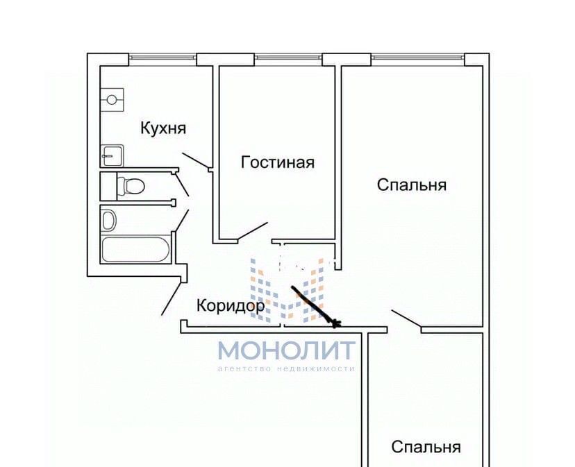 квартира г Москва метро Строгино ул Исаковского 8к/2 муниципальный округ Строгино фото 2