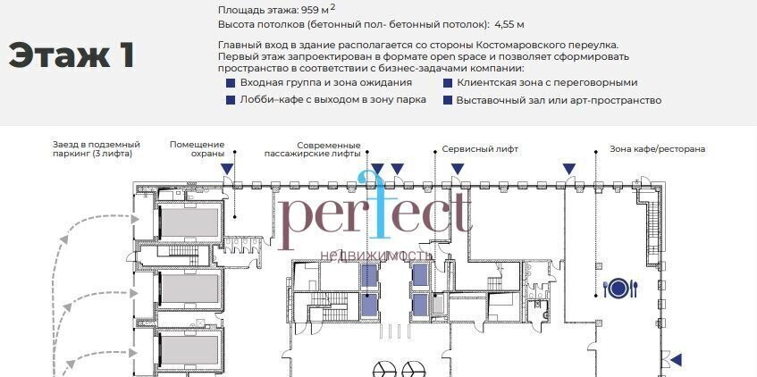 офис г Москва метро Чкаловская пер Костомаровский 11с/1 муниципальный округ Таганский фото 17