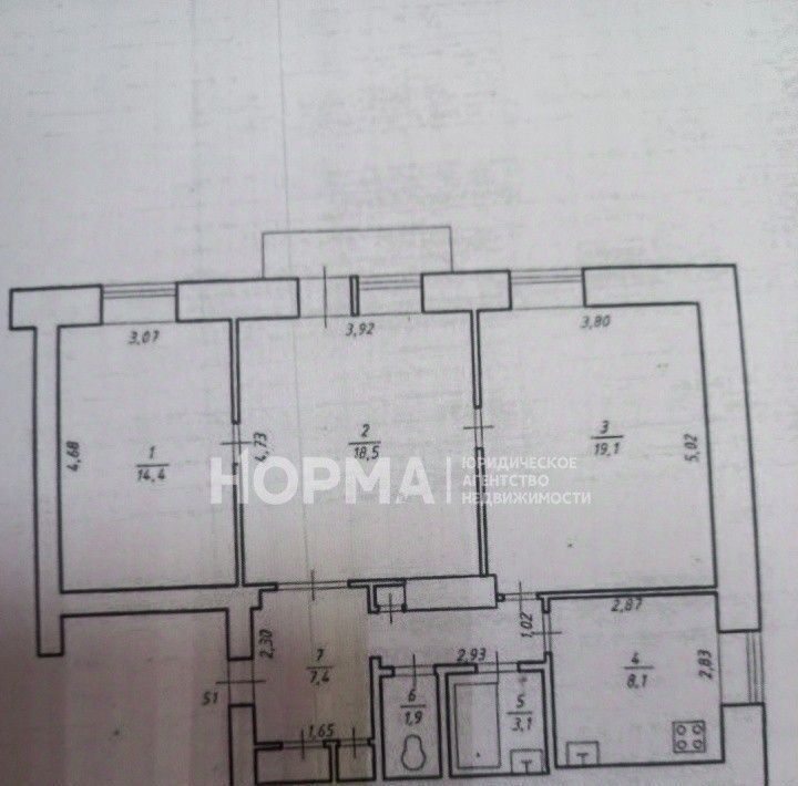 квартира г Октябрьский ул Горького 40 фото 19