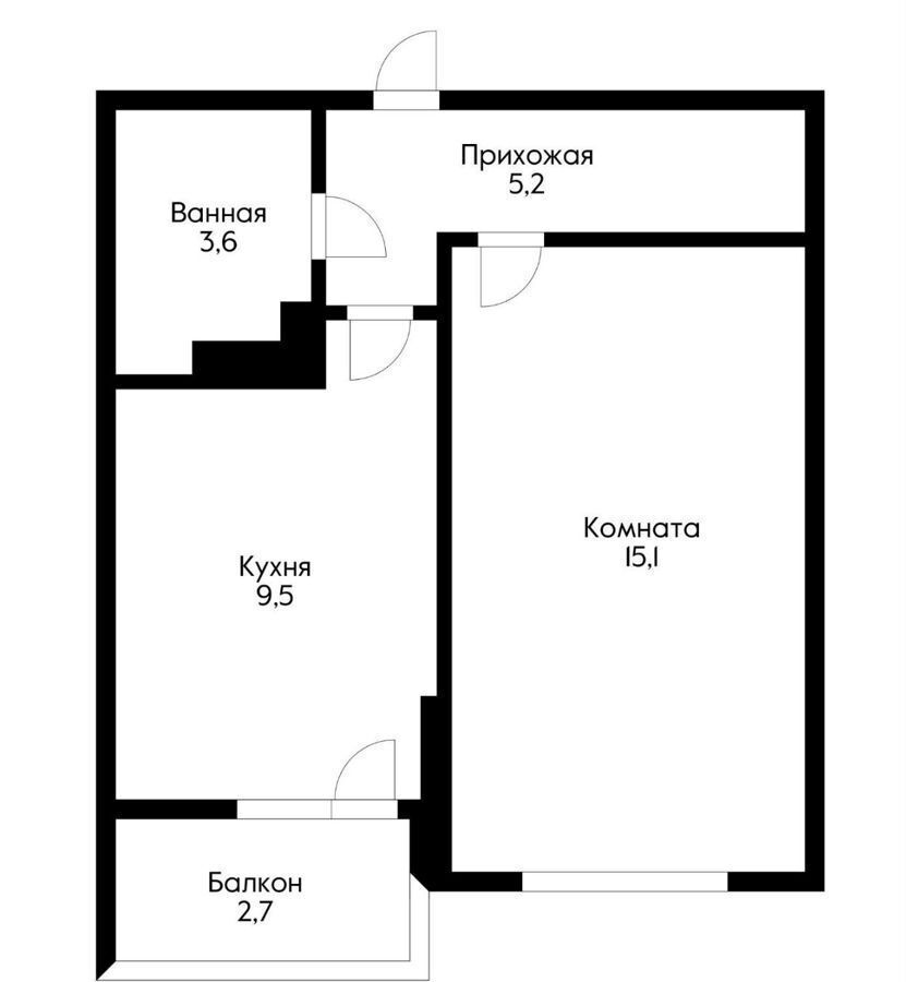 квартира г Краснодар р-н Прикубанский ул им. Евгении Жигуленко 13к/2 ЖК «Победный» фото 12