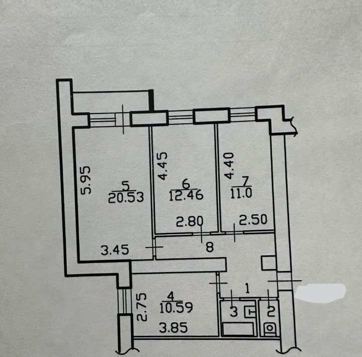 квартира г Старый Оскол Дубрава 1 кв-л, 15 фото 2