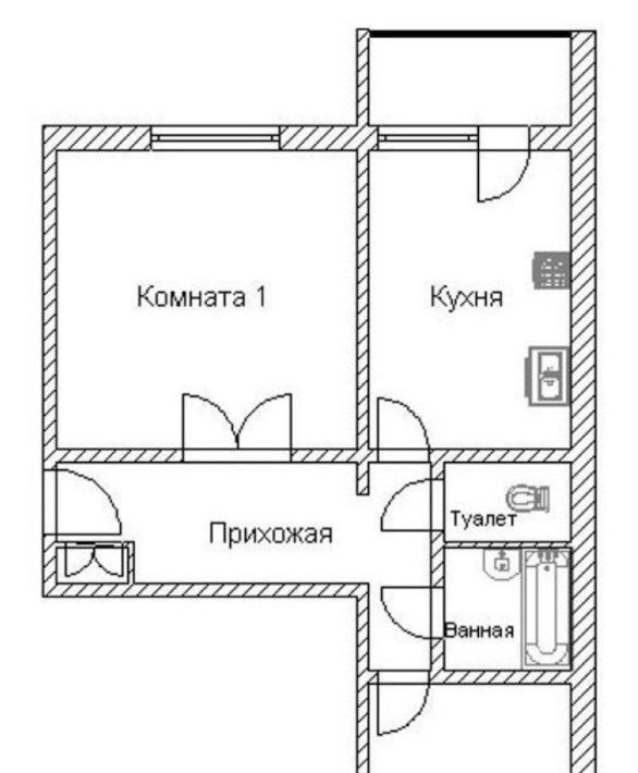 квартира г Москва метро Чертановская р-н мкр Северное Чертаново 8к 832 фото 8